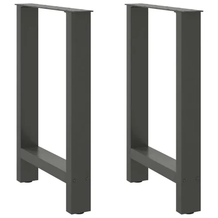 Patas de mesa de centro acero antracita 2 uds 60x(72-73) cm de , Patas para mesas - Ref: Foro24-4013306, Precio: 88,86 €, Des...