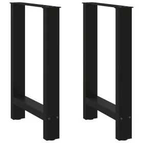 Patas de mesa de centro acero negro 2 uds 60x(72-73) cm de , Patas para mesas - Ref: Foro24-4013304, Precio: 81,80 €, Descuen...