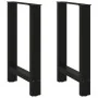 Patas de mesa de centro acero negro 2 uds 60x(72-73) cm de , Patas para mesas - Ref: Foro24-4013304, Precio: 81,80 €, Descuen...