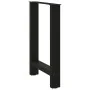 Patas de mesa de centro acero negro 2 uds 60x(72-73) cm de , Patas para mesas - Ref: Foro24-4013304, Precio: 81,80 €, Descuen...