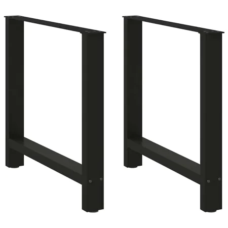 Patas de mesa de centro acero negro 2 uds 80x(72-73) cm de , Patas para mesas - Ref: Foro24-4013312, Precio: 89,75 €, Descuen...