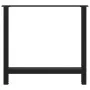 Patas de mesa de centro acero negro 2 uds 80x(72-73) cm de , Patas para mesas - Ref: Foro24-4013312, Precio: 89,75 €, Descuen...