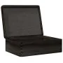 Caja de madera con tapa madera maciza de pino negra 40x30x13 cm de , Cestas para almacenaje - Ref: Foro24-4017395, Precio: 38...