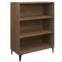 Aparador madera contrachapada marrón roble 69,5x32,5x90cm de vidaXL, Aparadores - Ref: Foro24-817380, Precio: 53,01 €, Descue...