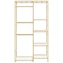 Perchero con estantes bambú 100x50x184,5 cm de , Organizadores de vestidores y perchas de barra - Ref: Foro24-4008920, Precio...
