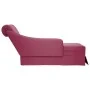 Chaise longue respaldo reposabrazos derecho terciopelo de , Divanes - Ref: Foro24-4009786, Precio: 144,30 €, Descuento: %