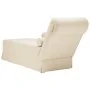 Chaise longue respaldo reposabrazos derecho terciopelo lino de , Divanes - Ref: Foro24-4009790, Precio: 128,76 €, Descuento: %