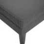 Chaise longue con cojín de tela de pana gris oscuro by , Daybeds - Ref: Foro24-4009816, Price: 121,06 €, Discount: %