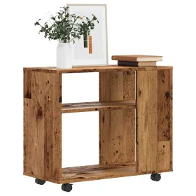 Mesa auxiliar de madera contrachapada envejecida 70x35x55 cm de , Mesas auxiliares - Ref: Foro24-856026, Precio: 48,05 €, Des...