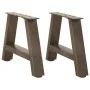 Patas de mesa de centro forma A 2uds acero 50x(30-31) cm de , Patas para mesas - Ref: Foro24-4012819, Precio: 58,69 €, Descue...