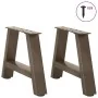 Patas de mesa de centro forma A 2uds acero 50x(30-31) cm de , Patas para mesas - Ref: Foro24-4012819, Precio: 58,69 €, Descue...