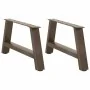 Patas de mesa de centro forma A 2uds acero 70x(30-31) cm de , Patas para mesas - Ref: Foro24-4012827, Precio: 66,32 €, Descue...