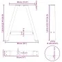 Patas de mesa de centro forma A 2uds acero 38x(42-43) cm de , Patas para mesas - Ref: Foro24-4012831, Precio: 58,60 €, Descue...