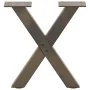 Patas de mesa centro forma X 2uds acero natural 30x(30-31) cm de , Patas para mesas - Ref: Foro24-4012871, Precio: 42,79 €, D...