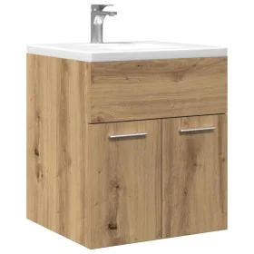 Mueble de lavabo de baño madera roble artisan 41x38,5x46 cm de , Muebles de baño - Ref: Foro24-856206, Precio: 42,99 €, Descu...