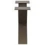 Patas de mesa de centro forma X 2uds acero natural 60x(30-31) cm de , Patas para mesas - Ref: Foro24-4012943, Precio: 86,90 €...