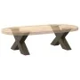 Patas de mesa de centro forma X 2uds acero natural 60x(30-31) cm de , Patas para mesas - Ref: Foro24-4012943, Precio: 86,90 €...