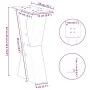 Patas de mesa de centro forma X 2uds acero negro 28x(42-43) cm de , Patas para mesas - Ref: Foro24-4012948, Precio: 71,52 €, ...