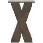 Patas de mesa centro forma X 2uds acero natural 38x(42-43) cm de , Patas para mesas - Ref: Foro24-4012955, Precio: 82,63 €, D...