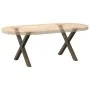 Patas de mesa centro forma X 2uds acero natural 60x(42-43) cm de , Patas para mesas - Ref: Foro24-4012903, Precio: 55,18 €, D...