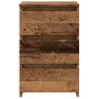 Mesitas de noche 2uds madera ingeniería envejecida 40x35x62,5cm de , Mesitas de noche - Ref: Foro24-856523, Precio: 96,32 €, ...