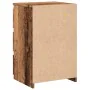 Mesitas de noche 2uds madera ingeniería envejecida 40x35x62,5cm de , Mesitas de noche - Ref: Foro24-856523, Precio: 96,32 €, ...
