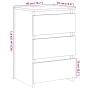Mesitas de noche 2uds madera ingeniería envejecida 40x35x62,5cm de , Mesitas de noche - Ref: Foro24-856523, Precio: 96,32 €, ...