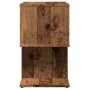 Mesitas de noche 2 uds madera contrachapada envejecida de , Mesitas de noche - Ref: Foro24-856535, Precio: 58,54 €, Descuento: %
