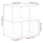 Mesitas de noche 2 uds madera contrachapada envejecida de , Mesitas de noche - Ref: Foro24-856535, Precio: 58,54 €, Descuento: %