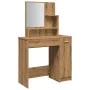 Tocador con espejo roble artisan 74,5x40x141 cm de , Mesas - Ref: Foro24-857008, Precio: 98,97 €, Descuento: %