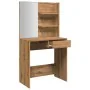Tocador con espejo roble artisan 74,5x40x141 cm de , Mesas - Ref: Foro24-857008, Precio: 98,97 €, Descuento: %