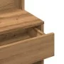 Tocador con espejo roble artisan 74,5x40x141 cm de , Mesas - Ref: Foro24-857008, Precio: 98,97 €, Descuento: %