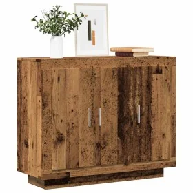 Aparador de madera de ingeniería envejecida 92x35x75 cm by , Sideboards - Ref: Foro24-856864, Price: 87,39 €, Discount: %