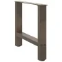 Patas para mesa de centro de acero natural 2 uds 50x(42-43) cm de , Patas para mesas - Ref: Foro24-4013283, Precio: 59,24 €, ...