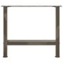 Patas para mesa de centro de acero natural 2 uds 50x(42-43) cm de , Patas para mesas - Ref: Foro24-4013283, Precio: 59,24 €, ...