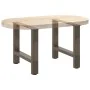 Patas para mesa de centro de acero natural 2 uds 50x(42-43) cm de , Patas para mesas - Ref: Foro24-4013283, Precio: 59,24 €, ...