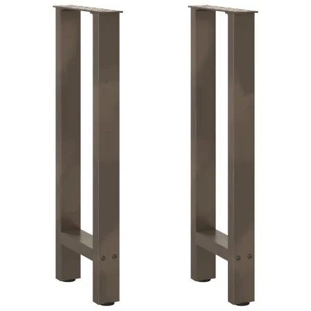 Patas para mesa de centro de acero natural 2 uds 28x(72-73) cm de , Patas para mesas - Ref: Foro24-4013295, Precio: 61,47 €, ...