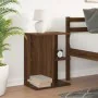 Mesita de noche madera de ingeniería marrón roble 46,5x29x61 cm by , Nightstands - Ref: Foro24-858662, Price: 37,24 €, Discou...
