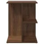 Mesita de noche madera de ingeniería marrón roble 46,5x29x61 cm by , Nightstands - Ref: Foro24-858662, Price: 37,24 €, Discou...