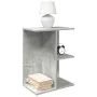 Mesitas de noche 2 uds contrachapada gris hormigón 46,5x29x61cm de , Mesitas de noche - Ref: Foro24-858657, Precio: 56,18 €, ...