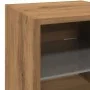 Muebles TV de pared luces LED 2 uds roble artisian 30x28,5x30cm de , Muebles TV - Ref: Foro24-857675, Precio: 43,48 €, Descue...