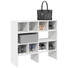 Zapateros 2 uds apilables blanco 89,5x30x40 cm de , Organizadores de vestidores y perchas de barra - Ref: Foro24-858840, Prec...