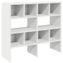 Zapateros 2 uds apilables blanco 89,5x30x40 cm de , Organizadores de vestidores y perchas de barra - Ref: Foro24-858840, Prec...