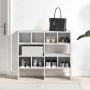 Zapateros 2 uds apilables blanco 89,5x30x40 cm de , Organizadores de vestidores y perchas de barra - Ref: Foro24-858840, Prec...