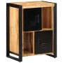 Aparador de madera maciza de mango rugosa 55x35x70 cm de , Aparadores - Ref: Foro24-4013579, Precio: 185,92 €, Descuento: %