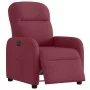 Sillón reclinable eléctrico tela rojo tinto de , Sillones - Ref: Foro24-3302955, Precio: 232,11 €, Descuento: %