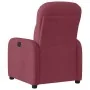 Sillón reclinable eléctrico tela rojo tinto de , Sillones - Ref: Foro24-3302955, Precio: 232,11 €, Descuento: %