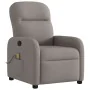 Sillón de masaje reclinable de tela gris taupé de , Sillones - Ref: Foro24-4015539, Precio: 208,77 €, Descuento: %