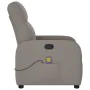 Sillón de masaje reclinable de tela gris taupé de , Sillones - Ref: Foro24-4015539, Precio: 208,77 €, Descuento: %