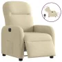 Sillón reclinable eléctrico de tela crema de , Sillones - Ref: Foro24-3302960, Precio: 233,17 €, Descuento: %